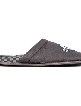 Mens Lazy Slippers - Grey - Size Uk 6 - Lambretta - FashionsVida
