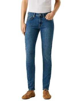 Jeans A Vita Bassa Soho Pl2051129na Skinny Fit Denim Faded Medium Indigo 31 - Pepe jeans - FashionsVida