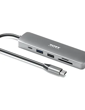 Station D´accueil Type C 5 In 1-1 X 4k Hdmi Pd 100w Grey One Size unisex - Port Connect - FashionsVida