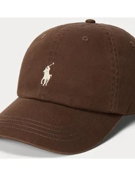 Gorra de hombre de algodón con caballo bordado - Polo Ralph Lauren - FashionsVida