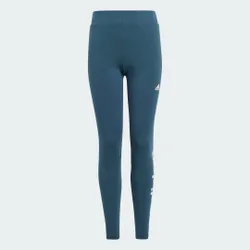 Leggings Essentials Linear Logo Cotton 11-12A Arctic Night / White