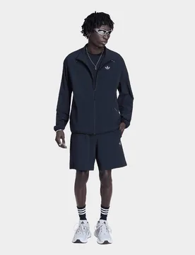 Mens Short Tech Trefoil Essentials Poliestere - Nero, nero nero Uomo taglia S - Adidas - FashionsVida