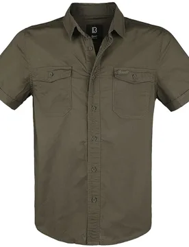 Kurzarmhemd - Roadstar - S bis 5XL - für Männer - Größe XXL - oliv - Männer - male - Brandit - FashionsVida