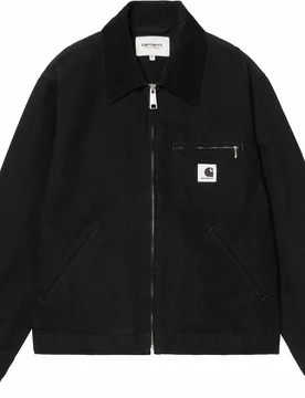 Veste isolante - W' Og Detroit Jacket Black / Black Rinsed en Coton - Taille M - Noir - Carhartt WIP - FashionsVida