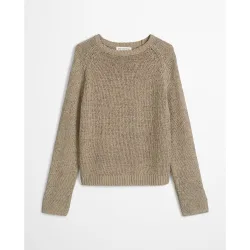 Jersey de mujer oversize de hilo de cinta