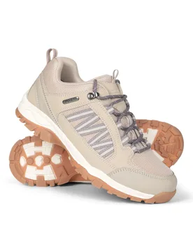 Path Womens Waterproof Walking Shoes - Beige - Beige - Size: 5 - Mountain Warehouse - FashionsVida