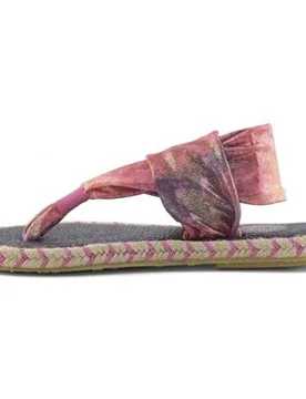 Flache Sandalen Ganika Animalier Sandalo Snake Multicolor Na.0012 38 - Nalho - FashionsVida