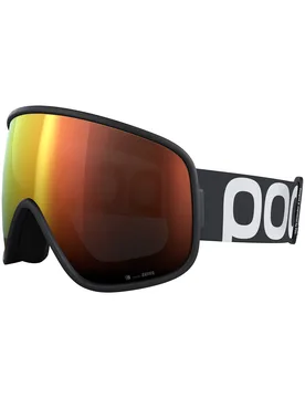 Masque de ski/alpinisme - Vitrea Uranium Black/Partly Sunny Orange - Noir - Poc - FashionsVida