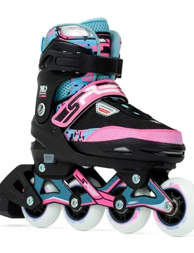 Rollers En Ligne Pixel Adjustable Blue / Pink EU 33-37 - Sfr Skates - FashionsVida