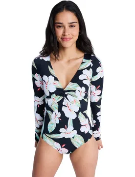 Bañador entero de manga larga de mujer Beach Classic - Roxy - FashionsVida