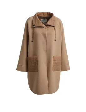 Wollmantel camel 46 damen - Milano Italy - FashionsVida
