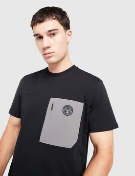 Selk Pocket T-Shirt - Herren, Schwarz - male - Size: XL - Napapijri - FashionsVida