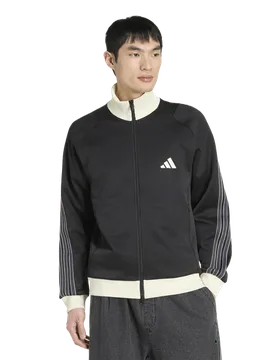 Stadium Regular Fit Pique Tracktop Herren Trainingsoberteile - Schwarz - Größe S - Poly Mesh Black S - Adidas - FashionsVida