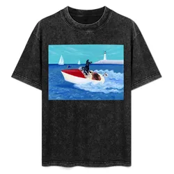 Cool Summer Labradors T-Shirt Novelty Graphic Tee Shirt