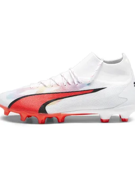 Mens Ultra Pro Fg/ag Football Boots - White - Size Uk 8 - Puma - FashionsVida