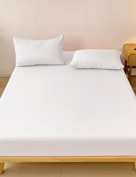 Pieza Funda impermeable para colchón, ropa de cama, protector de colchón, cubierta de colchón blanca, ropa de cama para dormitorio, se ajusta a cam - Shein - FashionsVida