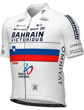 Maillot à Manches Courtes Prime Bahrain Victorious Campione Slovenia - Ale - FashionsVida