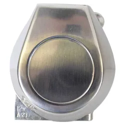 Stainless Steel 1 Tone Alarm 2a Silver One Size unisex