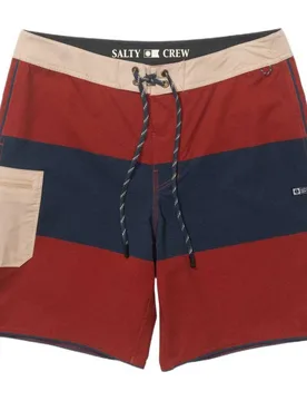 Short De Bain Session Blocked Boardshort Washed Red 30 - Salty Crew - FashionsVida