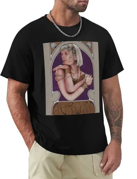 AURORA Exist for love Art Noveau style illustration T-Shirt Relaxed Fit Casual Short Sleeve Top - Aliexpress - FashionsVida