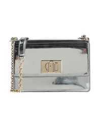 Bolso con bandolera Mujer Plata -- Mujer