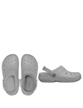 Classic Lined Clogs Grey Unisex - Crocs - FashionsVida