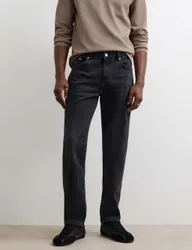 Slim Fit Cotton Rich Jeans Black male