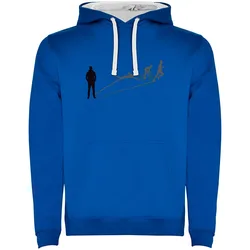Felpa Con Cappuccio Shadow Triathlon Two-colour Royal Blue / White M