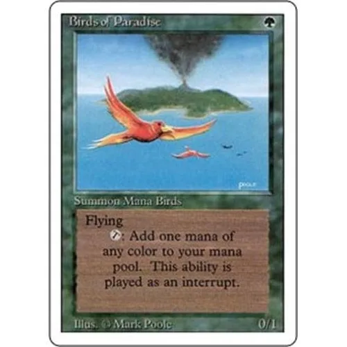 Birds of Paradise Revised (3rd Edition) - Magic: The Gathering - FashionsVida