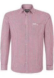 Trachtenhemd Campos3 (bordeaux, Gr. M) von Classics für Herren, Oberteile, 55% Baumwolle, 45% Polyester