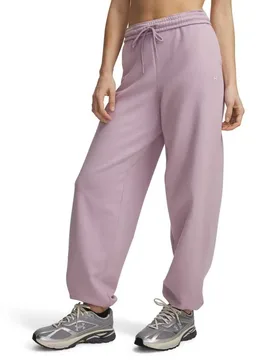 Joggers Icon Fleece Gym Pink / White M - Under armour - FashionsVida