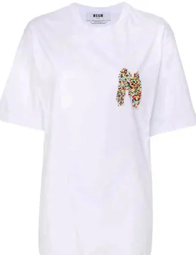 MSGM T-shirt e Polo White - Msgm - FashionsVida