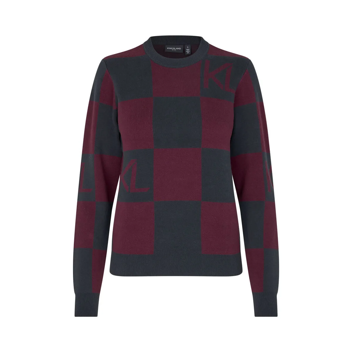 Damen Pullover KLMelanie, plum wine XS - Kingsland - FashionsVida