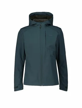 Giacca softshell da uomo con cappuccio Toulouse verde scuro M - Meru - FashionsVida