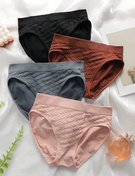 Piezas Bragas unicolor sin costuras L - Shein - FashionsVida