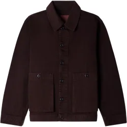 Cazadora vaquera de hombre estilo worker con bolsillos