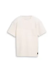 Structured t-shirt with pocket male