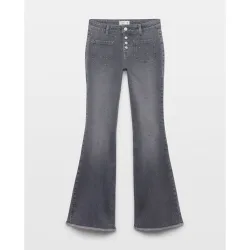 Pantalón de campana de mujer con strass