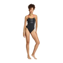 Ripstream 3 Stripes Tie Back Swimsuit Black 46 Women