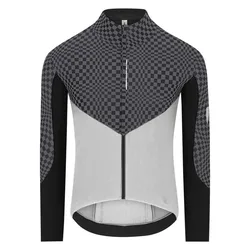 Maglia A Maniche Lunghe Dottore Hybrid Que Check Grey