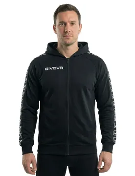Sweat-shirt à Zip Band Black M - Givova - FashionsVida