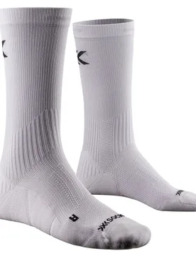 Core Sport Graphics Crew Socks Arctic White / Opal Black UK 10.5-12 Men,Women - X-SOCKS - FashionsVida