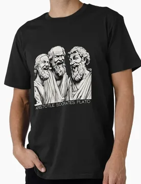 Philosophy Bros plato, aristotle, socrates Gift t shirt Funny Stoic Philosophy Graphic Clothes Short Sleeve All size Tops S-6XL - Aliexpress - FashionsVida