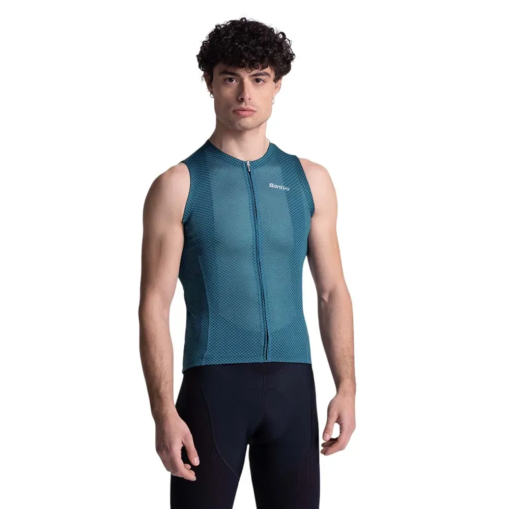 Maglia Senza Maniche Opal Petrol - Santini - FashionsVida