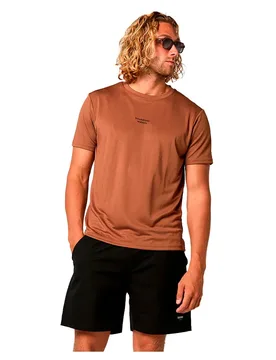 T-shirt à Manches Courtes Tactic Loosefit Quickdry Brown S - Mystic - FashionsVida