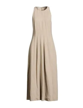 Maxi-Kleid Damen Maulwurfsgrau M Damen - Brunello cucinelli - FashionsVida