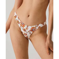 Braga de bikini en forma de V con estampado floral
