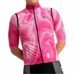Sc v1 batalla chaleco ciclismo cortavientos Rosa (M)