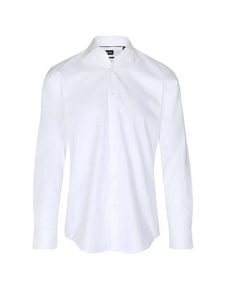 Hemd Slim Fit H-HANK weiss 40 Herren - BOSS - FashionsVida