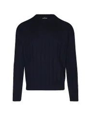Pull en cachemire bleu marine 54